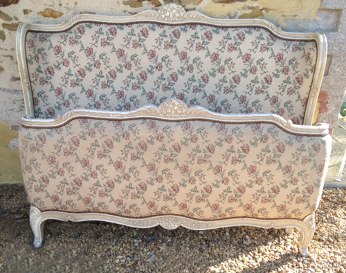 OLD FRENCH FULL CORBEILLE DOUBLE BED